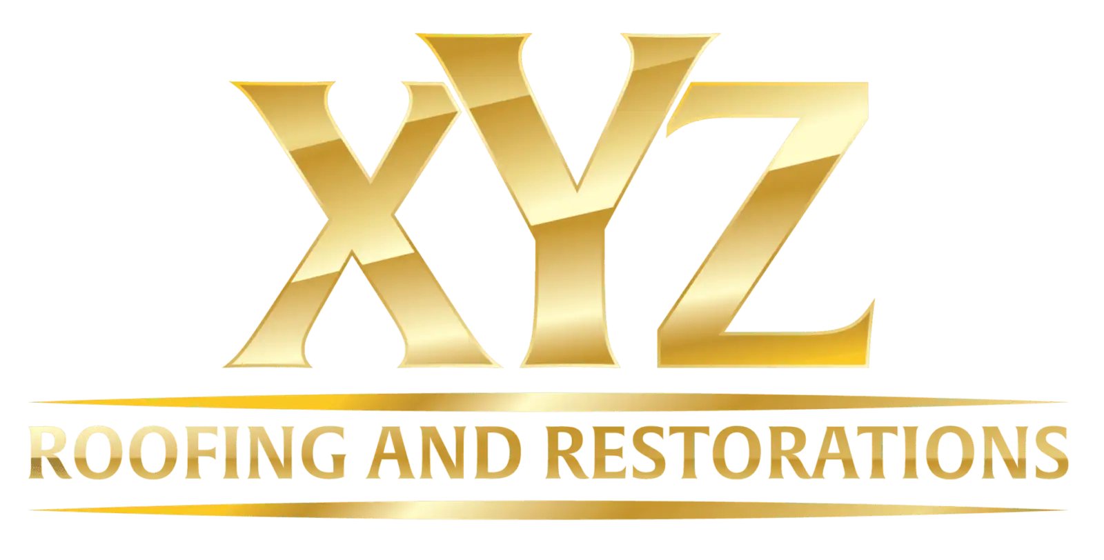 XYZ Roofing and Restorations logo